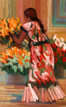 Flower Woman of Oaxaca II