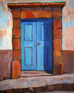 Colbalt Blue Door